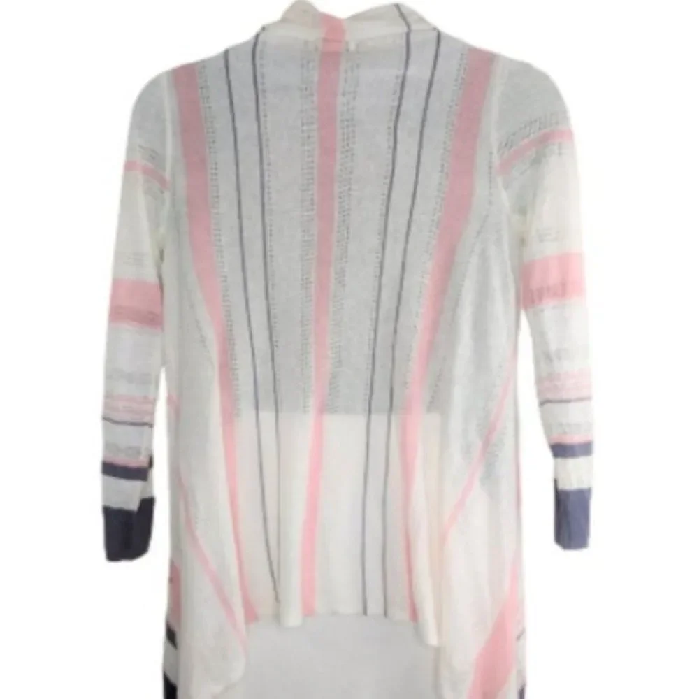 Rachel Zoe Striped Fly Away Front Open Cardigan - Picture 2 of 2